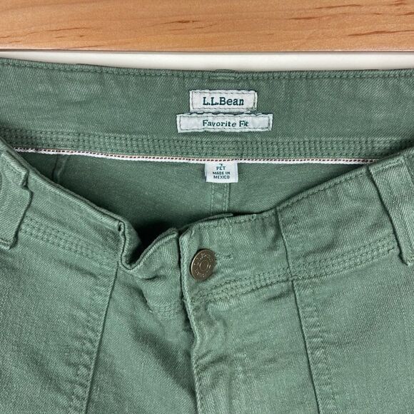 L.L. Bean Favorite Fit Canvas Pant - Green - Picture 7 of 7